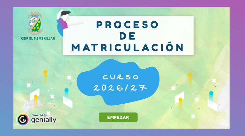 Matriculación 2026/27