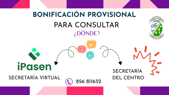 Bonificación provisional 2026/27