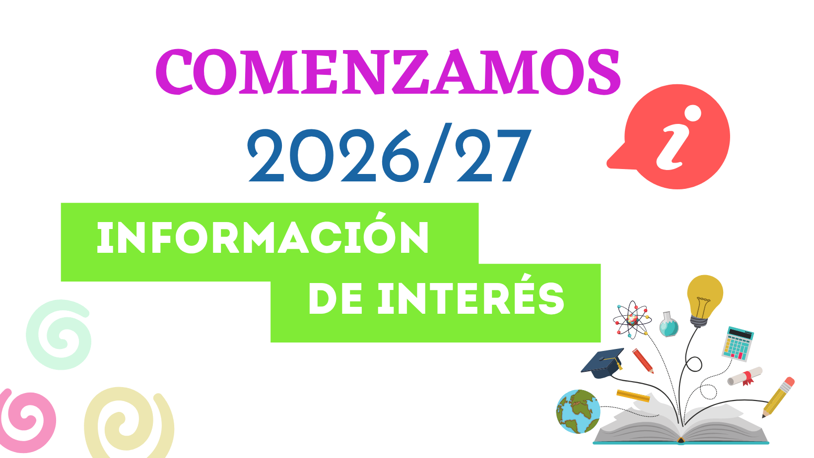Información de inicio de curso